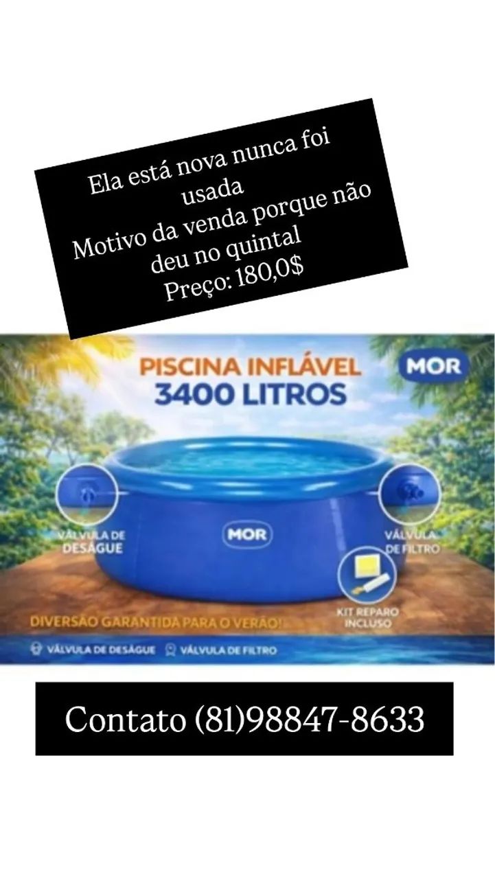 Piscina de plástico - Foto 2