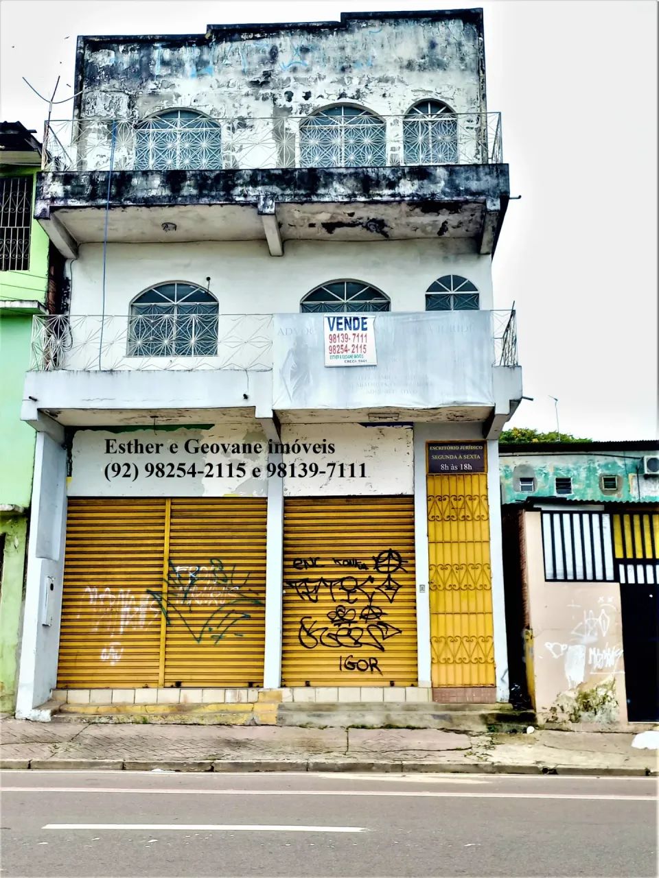 Prédio tríplex Casa Av. Brasil Ponto comercial 6 quartos Manaus-AM - Foto 2