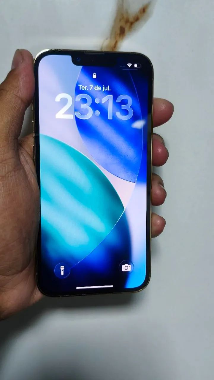 iPhone 13 Pro 128GB - Dourado - Todo Original 
