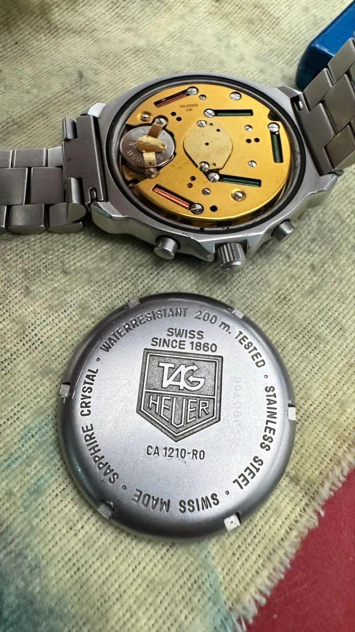 Relógio TAG Heuer Formula 1 Cronógrafo Original - Ref. CA1210-RO
