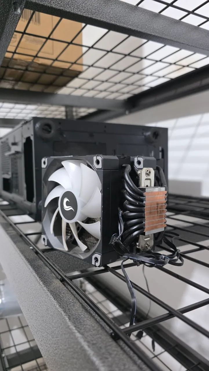Air cooler rise mode temp 8 com base para intel