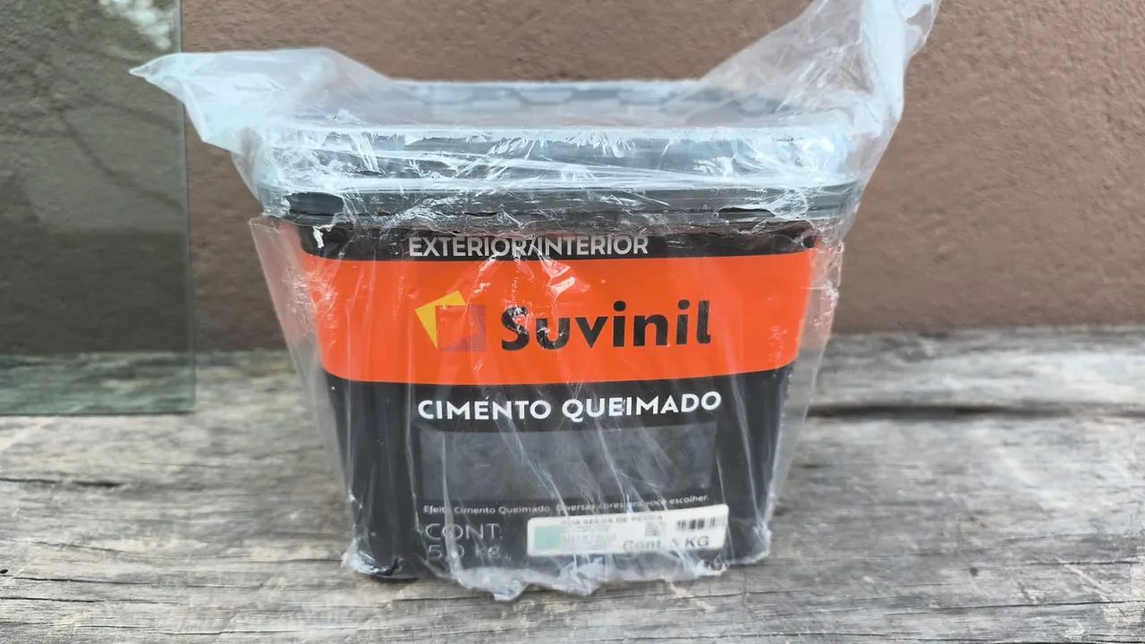 Cimento queimado Suvinil 5 kg cor selva de pedra