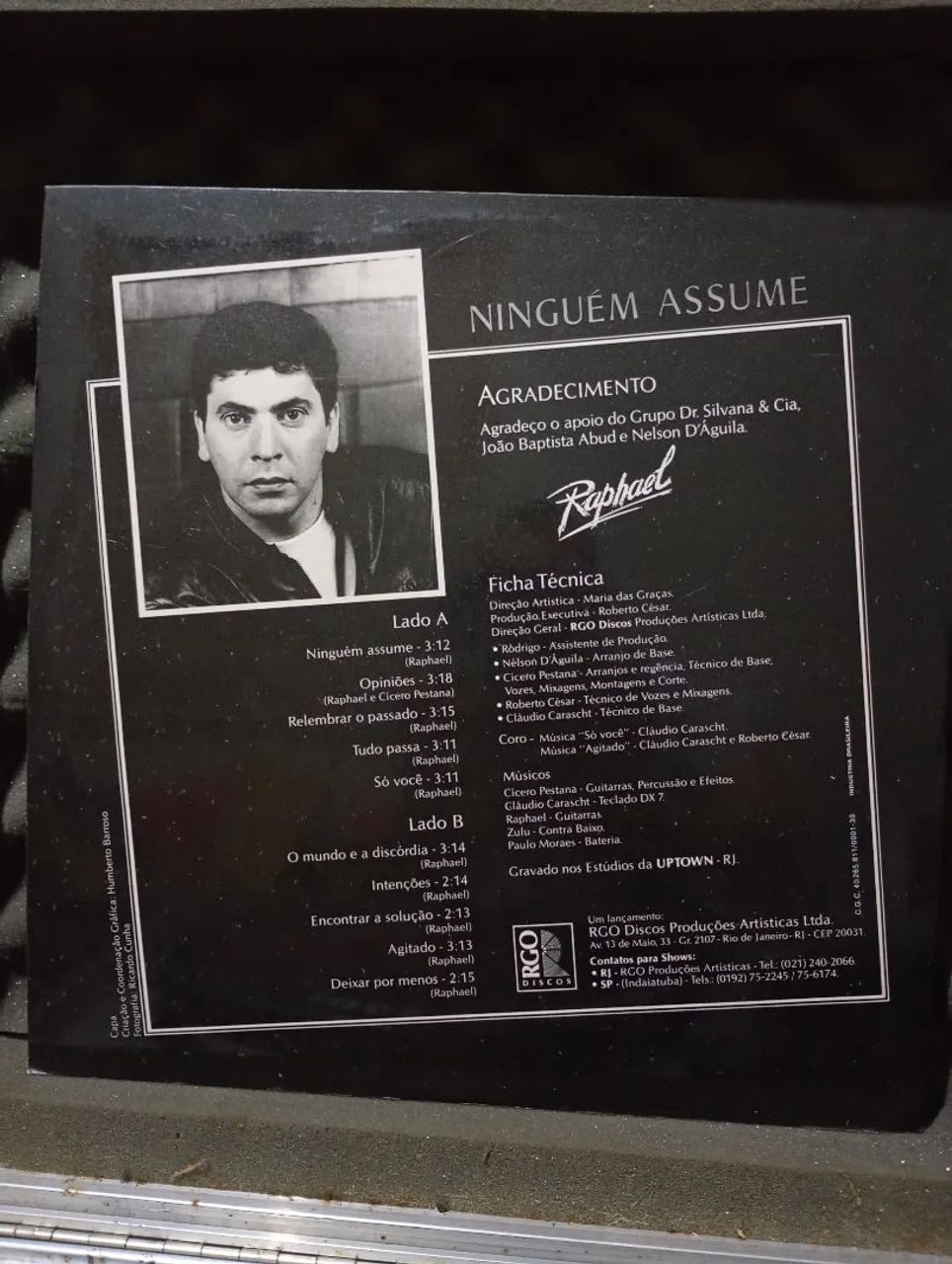 LP ninguém assume Raphael autografado - Foto 2