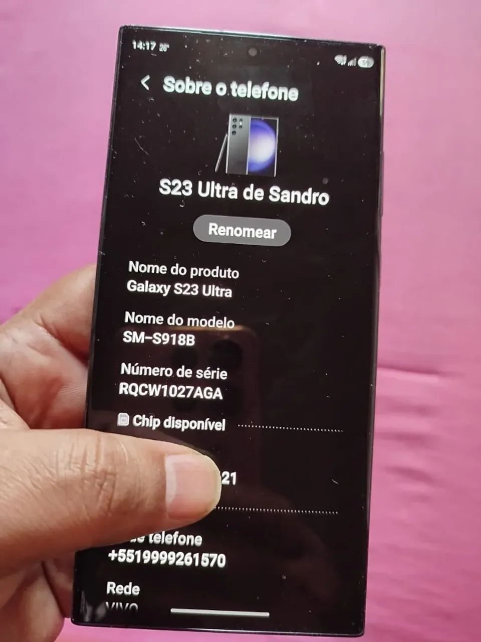 Samsung galaxy s23 ultra 12gb e 256gb, só aceito troca com volta  - Foto 5