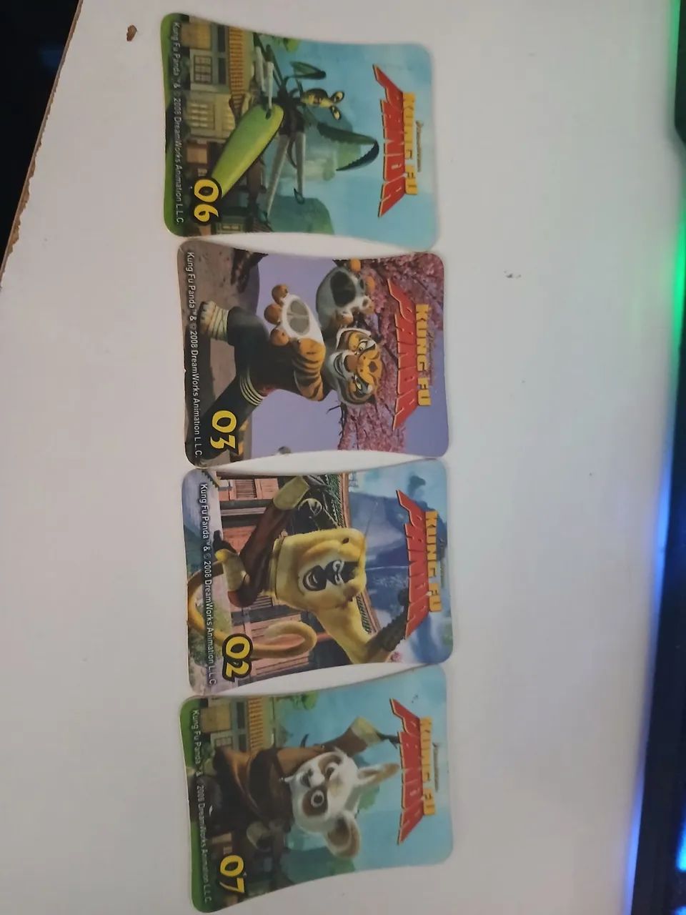 Lote tazo yokitos kung fu panda