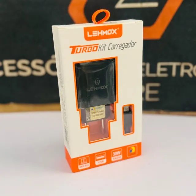 Carregador V8 - TurboPower 30W - Lehmox - Foto 2