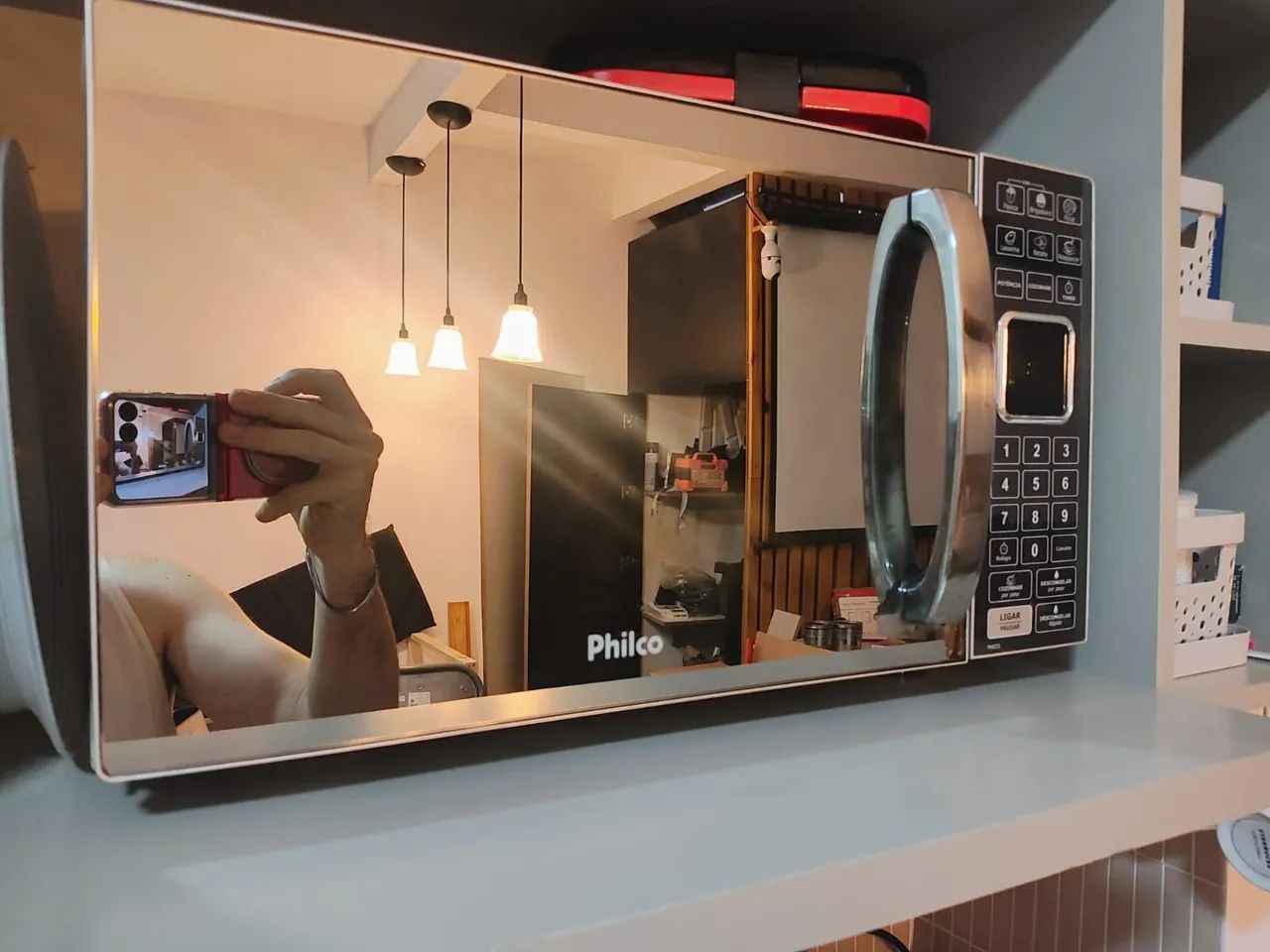 Microondas Philco espelhado
