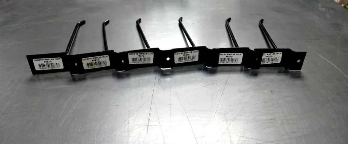 50 Ganchos 15cm Parede Canaletada - Foto 3