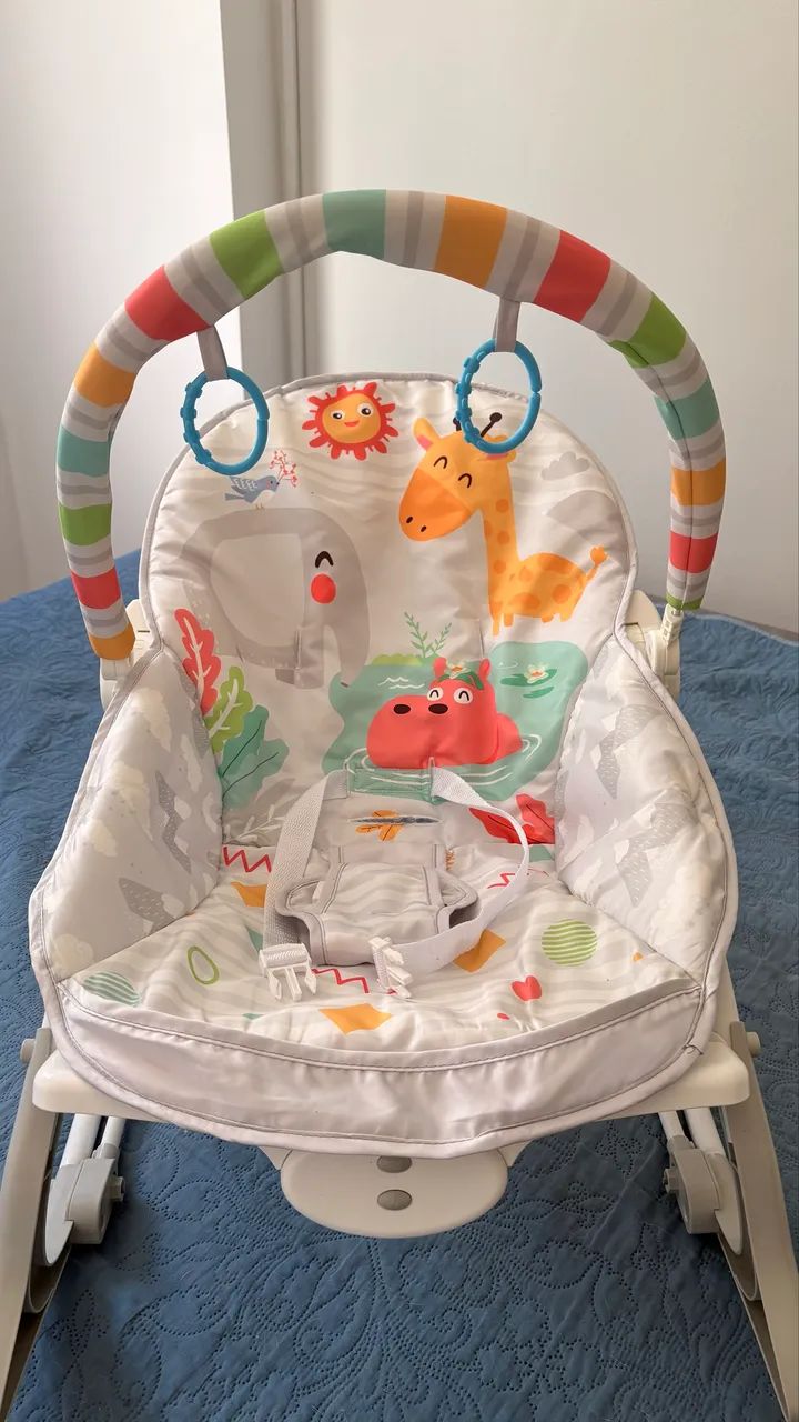 Cadeirinha bebê + brindes - Foto 4