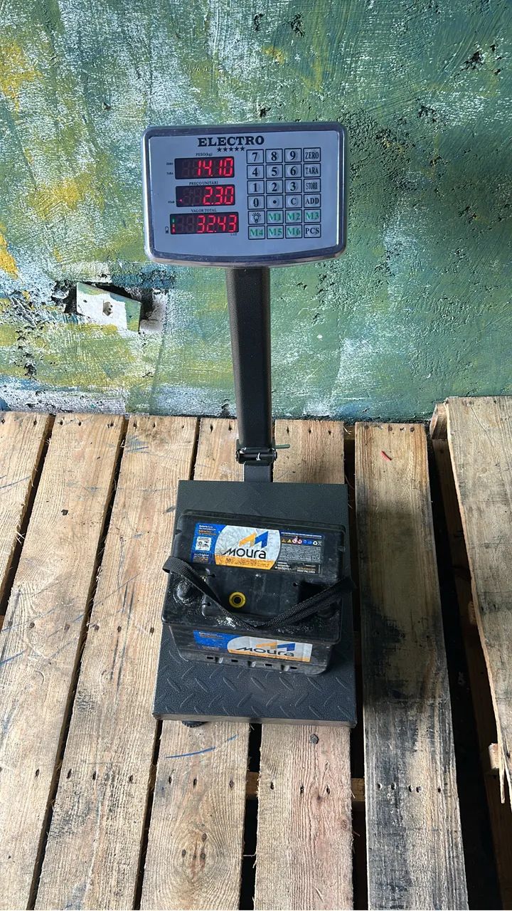 Balança comercial digital de 200 kilo plataforma de 40x30 novas  - Foto 2