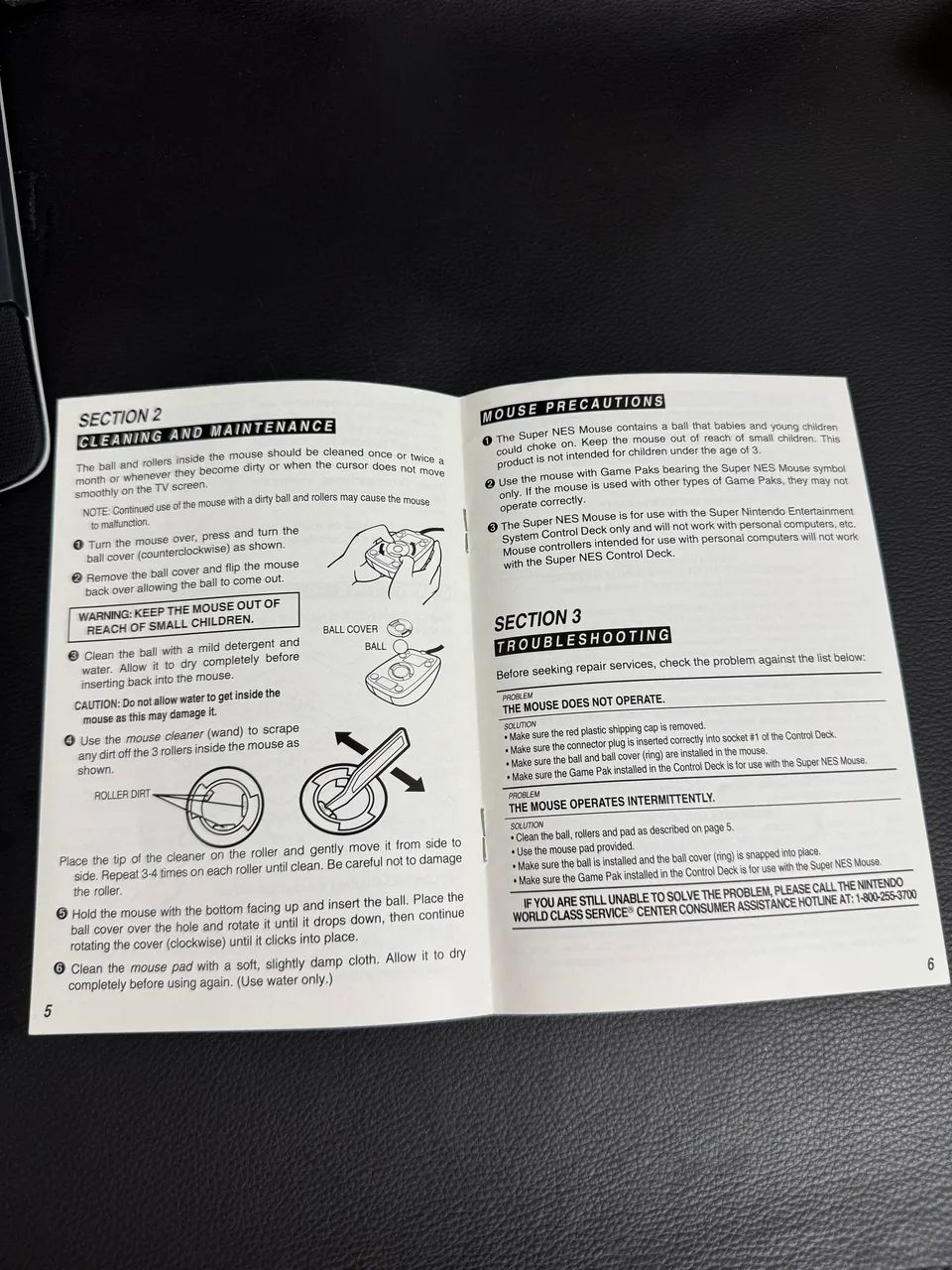 Manual Super Nes Mouse Original Super Nintendo - Foto 3