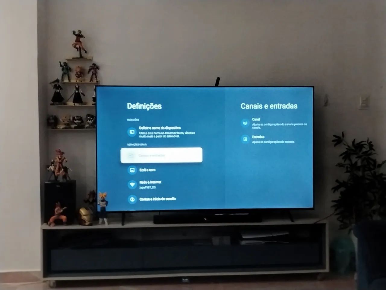 Tv smart 75" tcl 4k Ultra, com sistema Ambilight já instalado, 3.150 p sair hoje !!!  - Foto 4