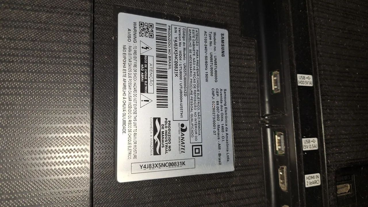 Samsung Smart TV Crystal UHD 4K 55 - Foto 3