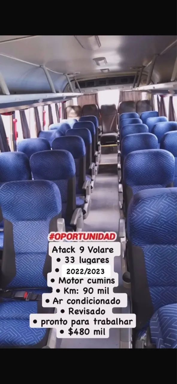 Micro Ônibus Atack 9 Volare - Foto 7