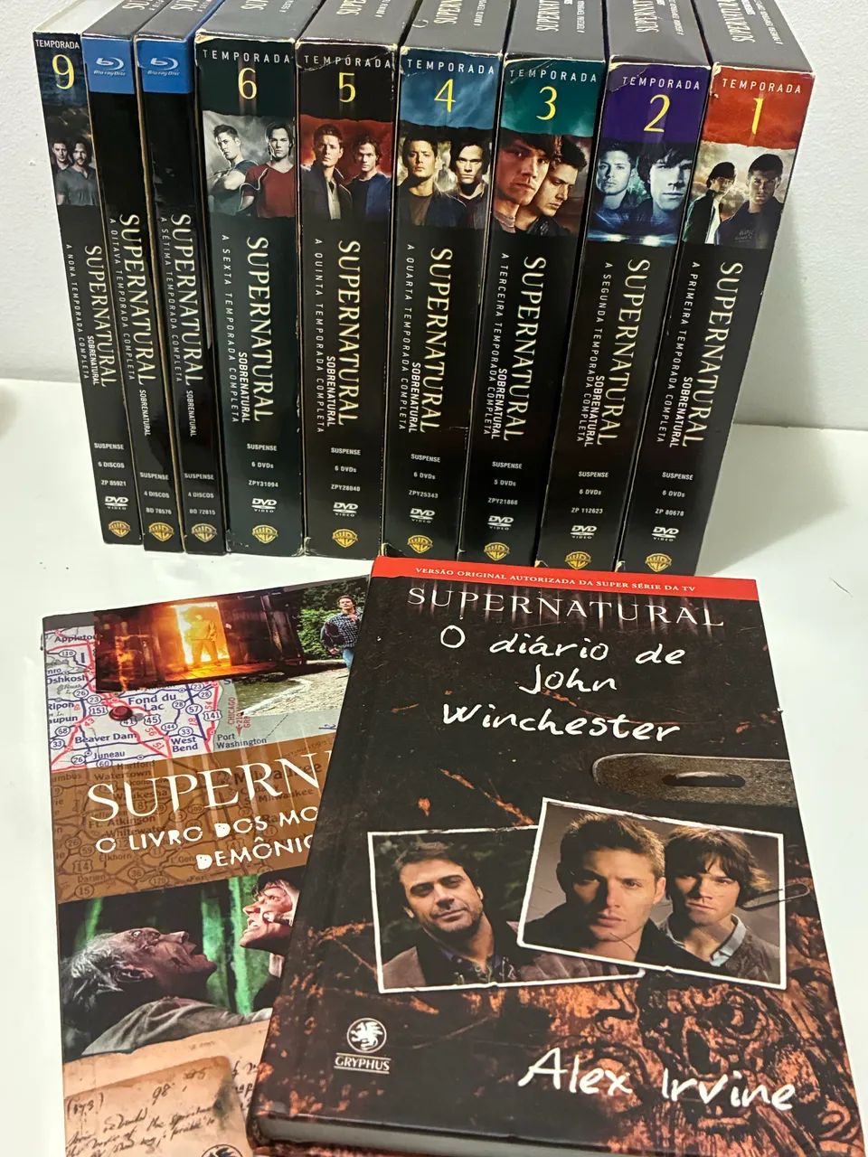 Supernatural 1 a 9 temporada