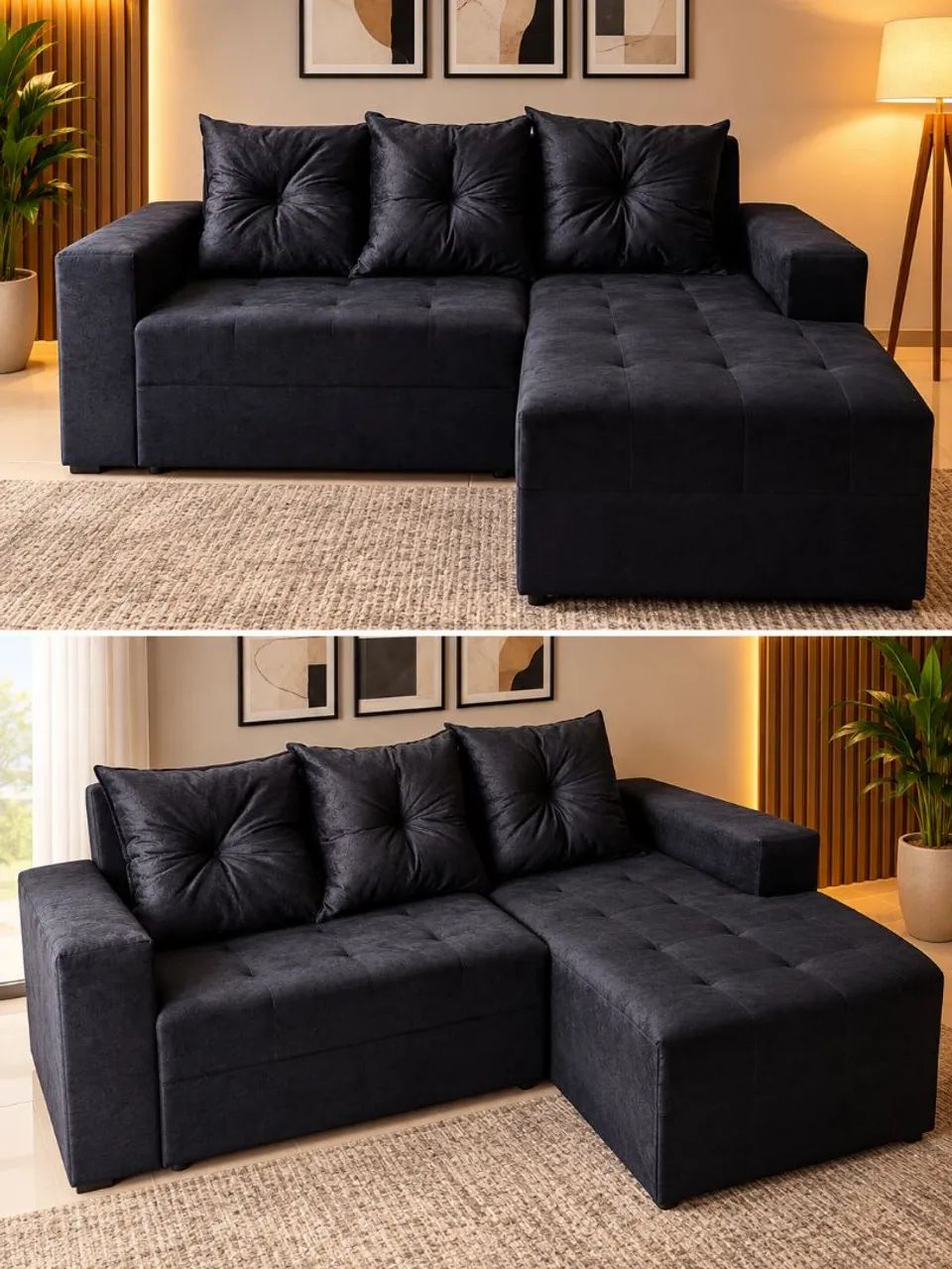SOFÁ MADREZINHO COM CHAISE | OFERTA ESPECIAL + ENTREGA GRÁTIS!
