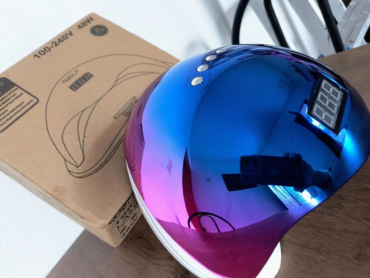 Cabine Led Uv Sun One 5 Digital Sensor Bivolt 48w<br> - Foto 5