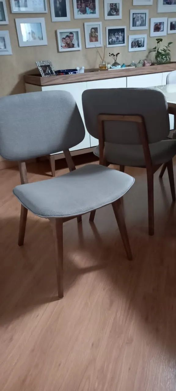 Mesa jantar quadrada com 6 cadeiras - Foto 3