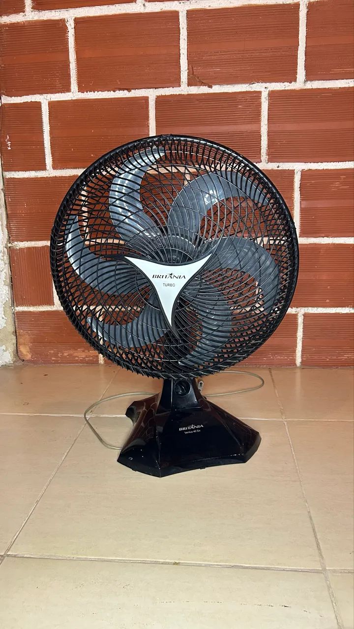 VENTILADOR BRITÂNIA TURBO 40CM - 6 PÁS - 127V