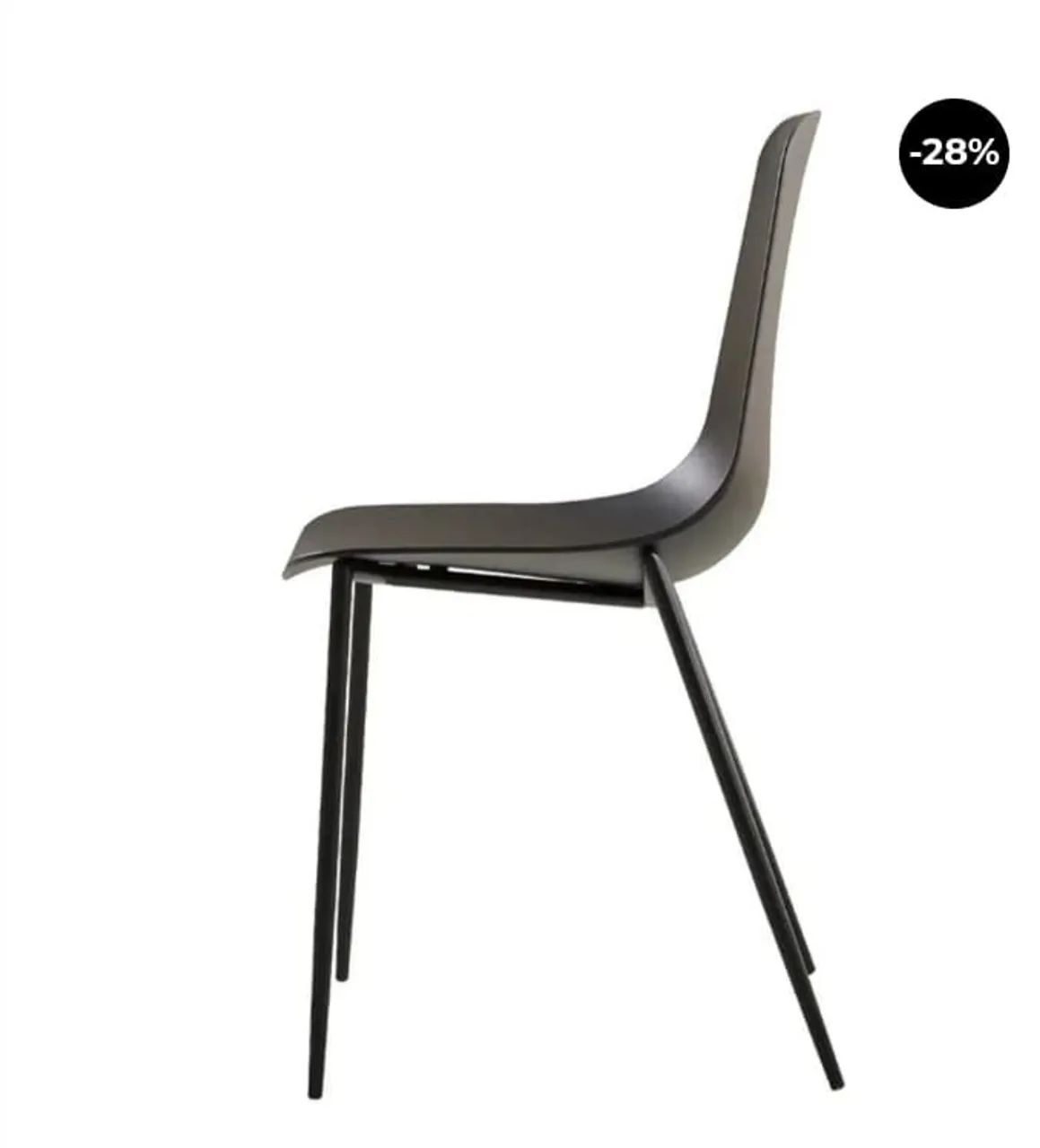 Cadeira Eames Preta/ Verde com Pés Metálicos - Foto 4