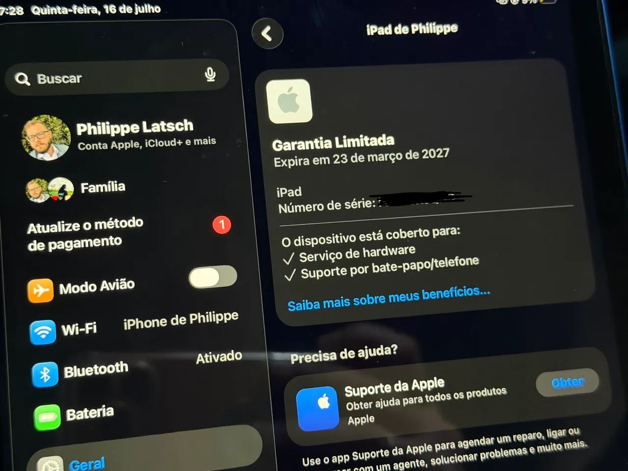 iPad 11 128 GB completo na caixa e com garantia até 2027 - Foto 4