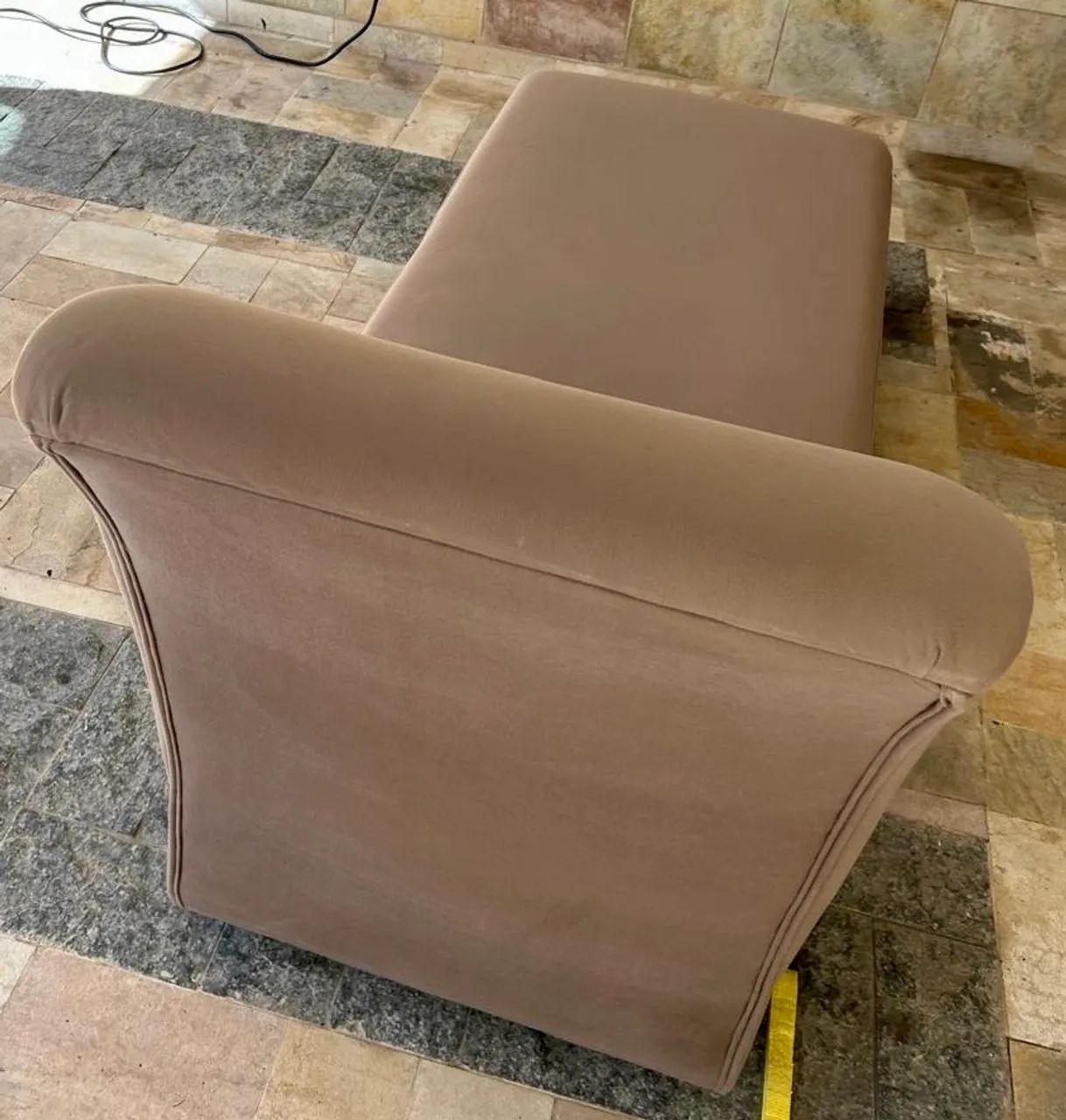 Chaise em suede - Foto 2