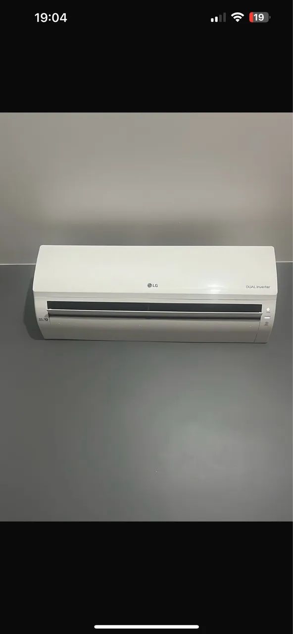 Ar-condicionado LG 9mil Dual inverte, sem defeitos 