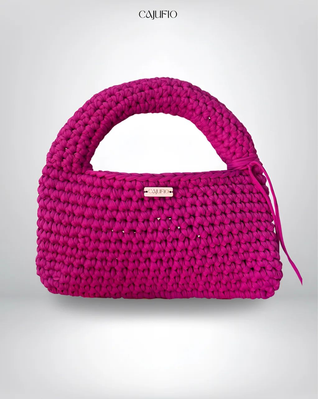 Bolsa de crochê 100% artesanal 