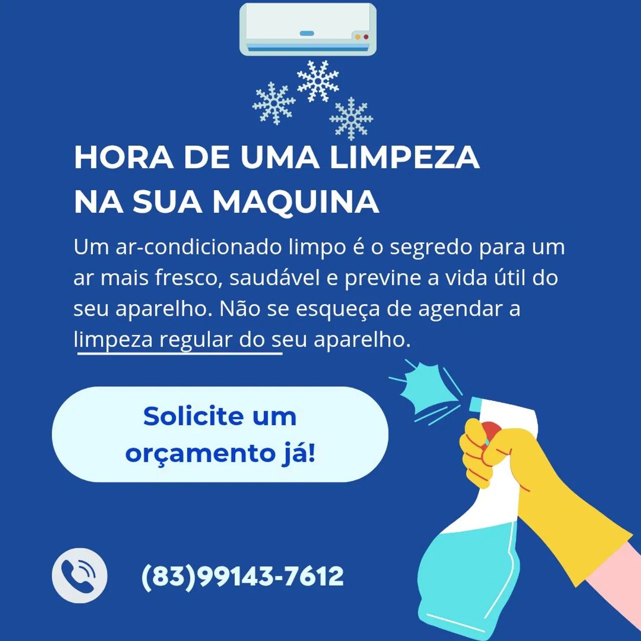 Serviços de ar condicionado fale conosco!
