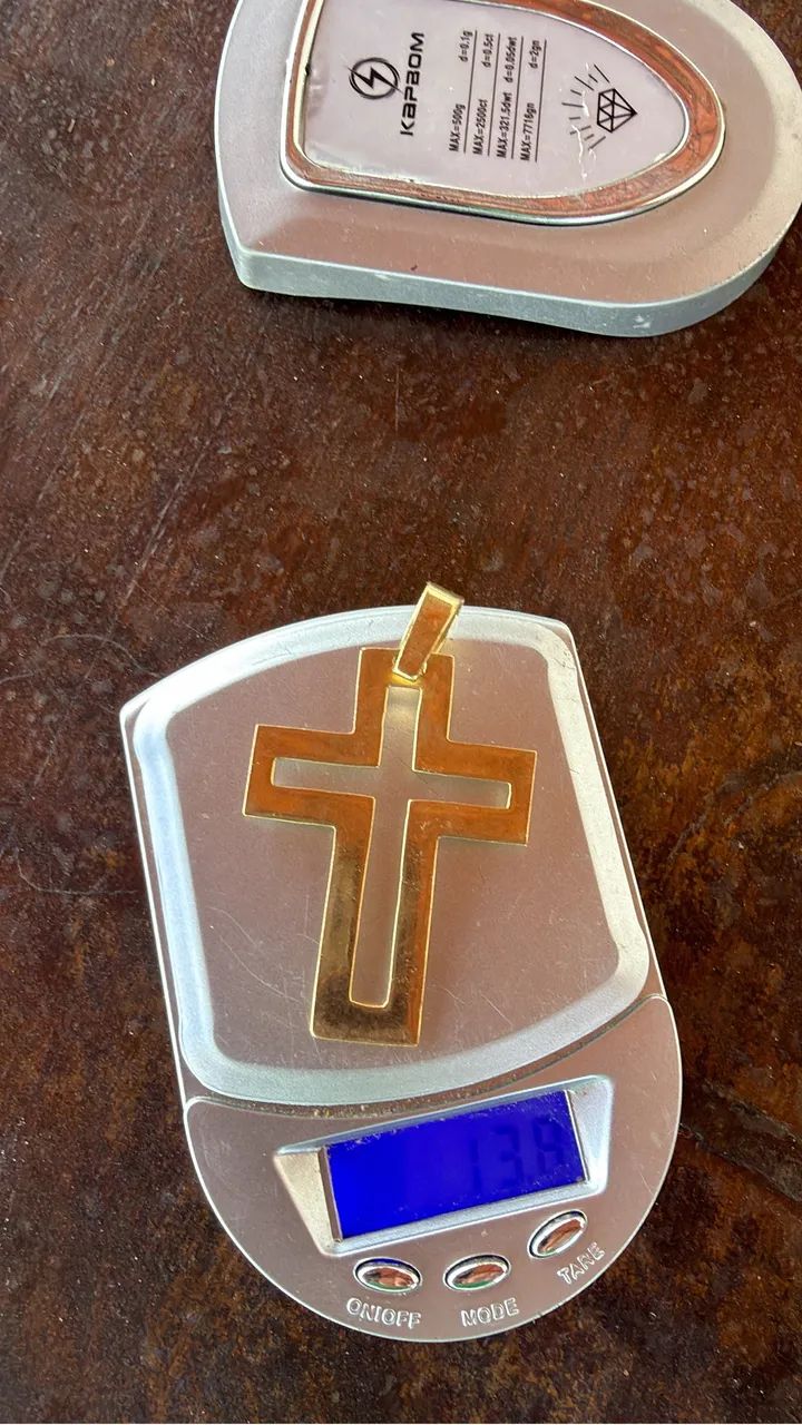 Ouro 18k pingente  - Foto 2