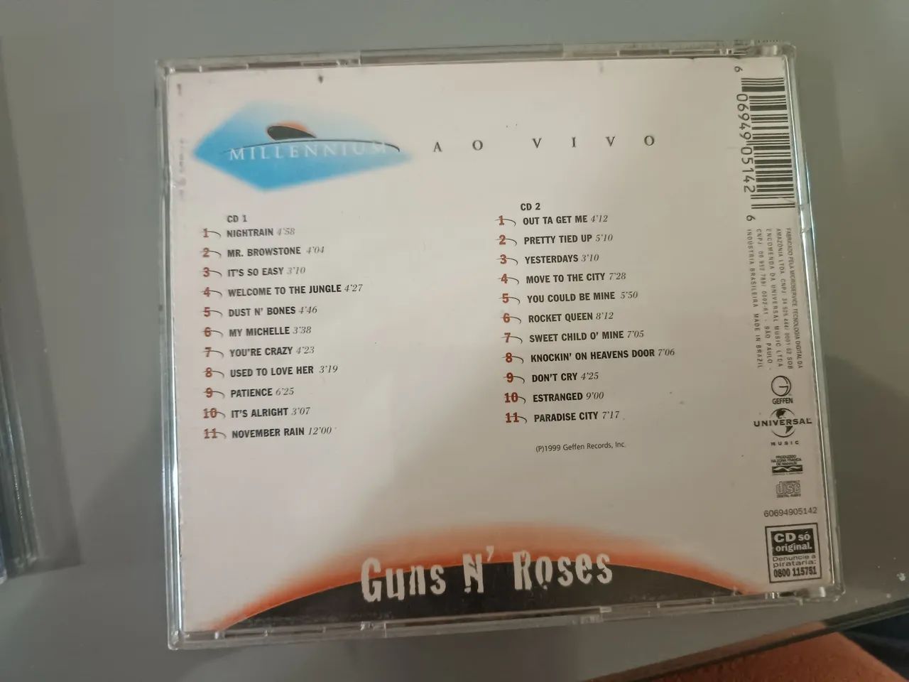 Lote Cd's Metallica e Guns N' Roses  - Foto 3