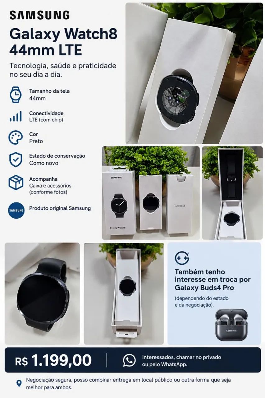 Galaxy Watch 8 - 44mm - LTE