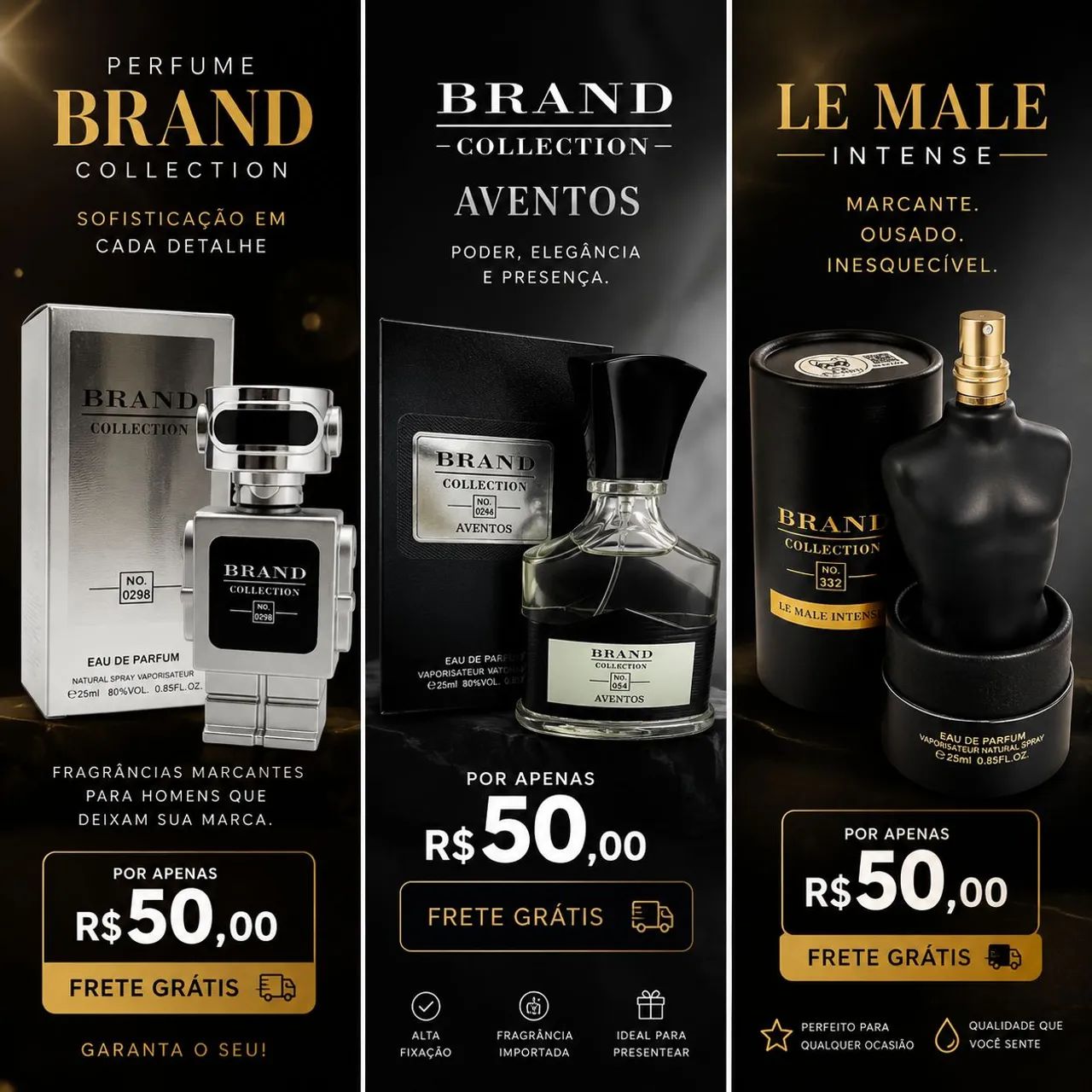Perfumes brand collection