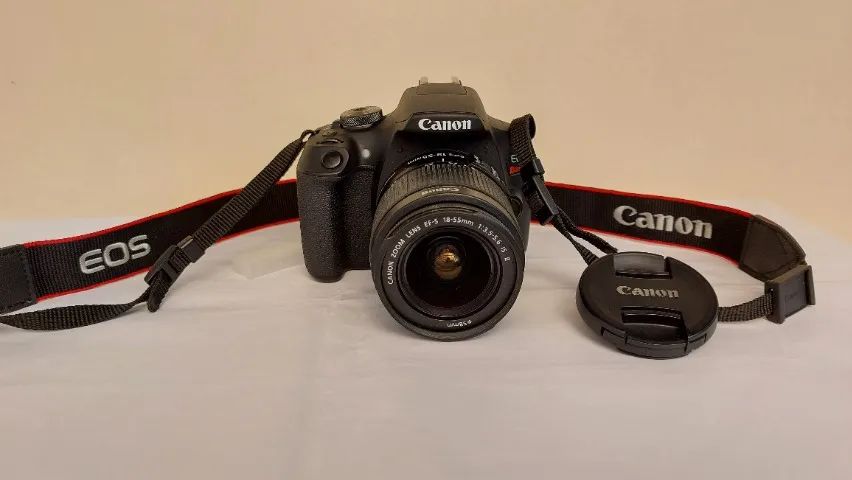 Câmera Canon EOS Rebel T7 24.1MP c/ KIT (Lente + Bolsa + Cartão SD + Carregador + Bateria) - Foto 2