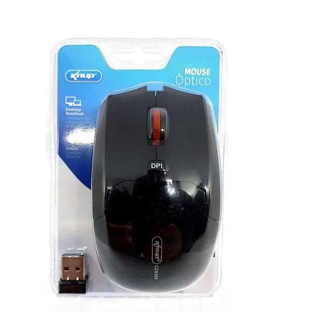 Mouse Sem Fio Óptico Knup482679470141614085