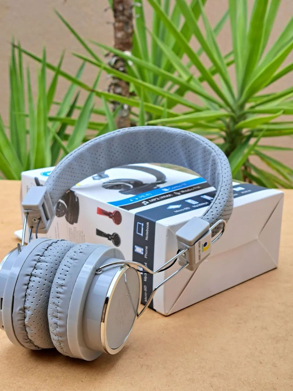 Fone de ouvido original bluetooth , fm ,micro sd  mp3 ,headphone universal. - Foto 5