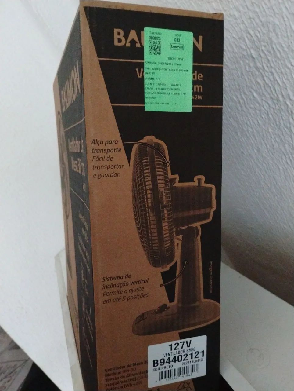 Ventilador de mesa Baumon 30cm - Foto 2
