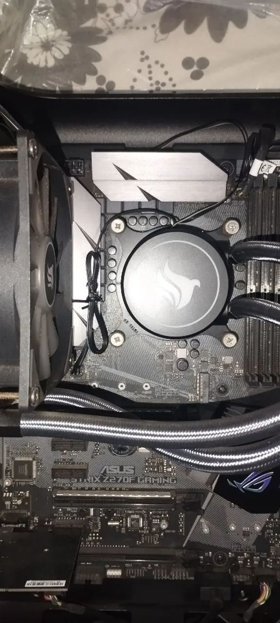 Placa mãe Asus Strix Z270F Gaming + processador + Walter Cooler  - Foto 2