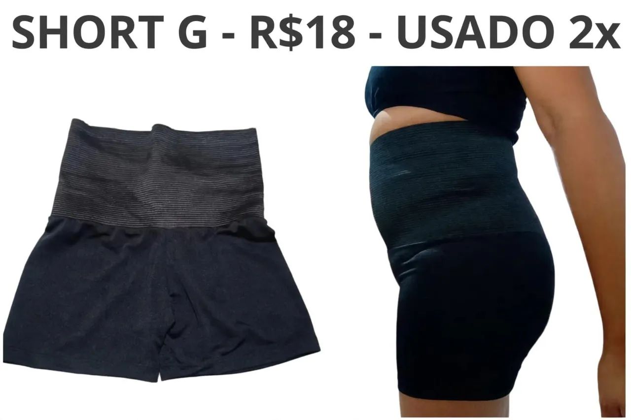 Short G Cintura Alta