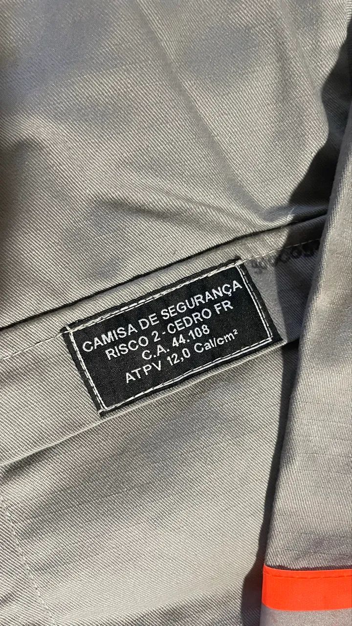 Camisa de segurança Risco 2 - Foto 4