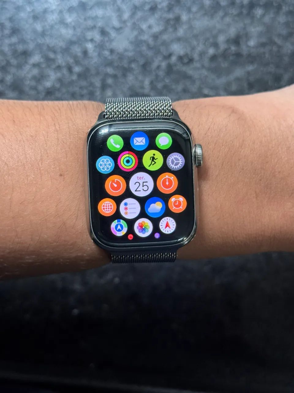 Apple Watch Series 8 41mm Aço Inox + LTE - Smartwatches - Jardim