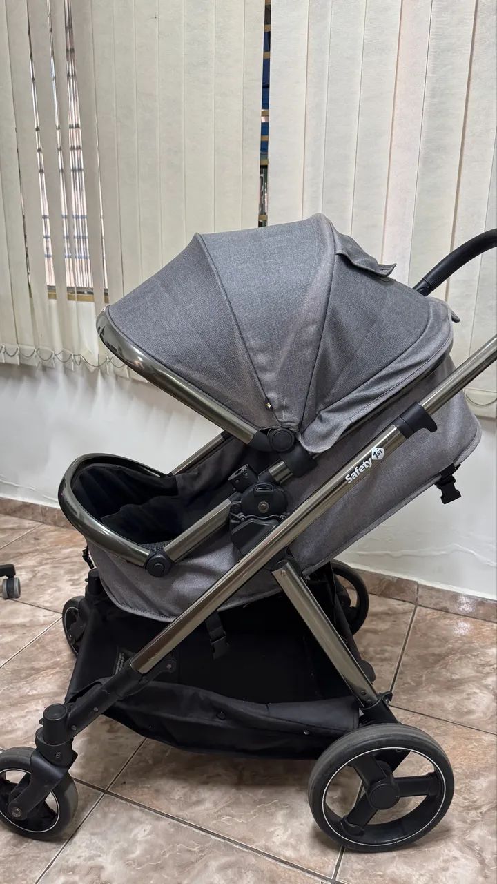 Carrinho Safety, bebê conforto e base isofix - Foto 2