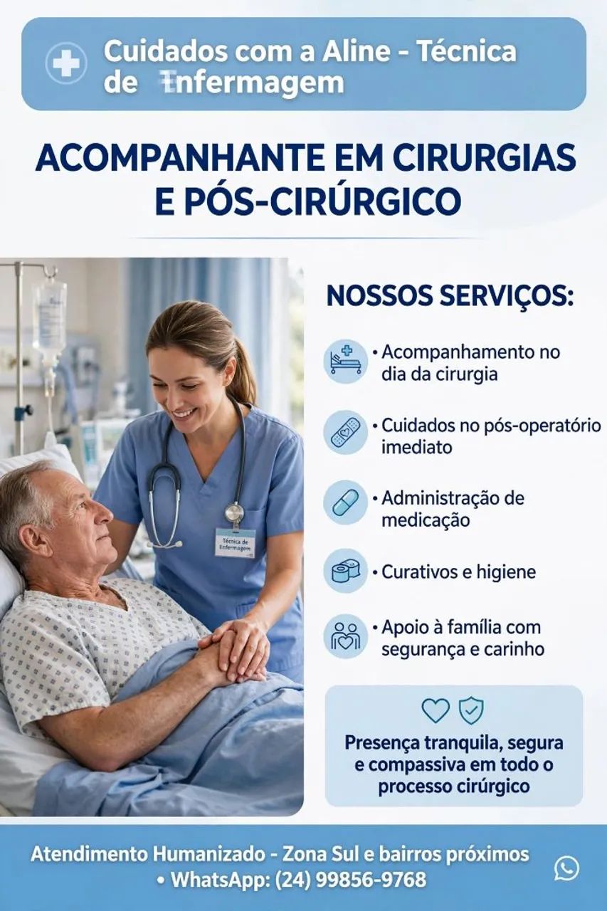 Acompanhante cirurgia