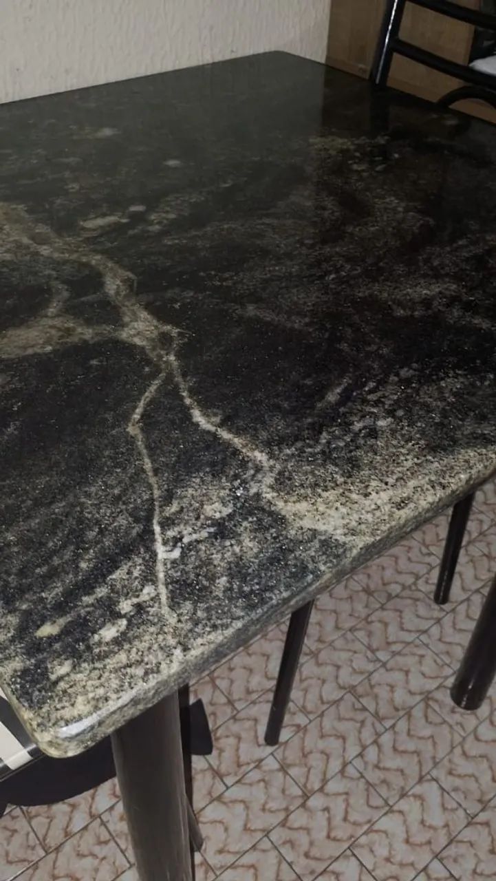 Mesa de granito+4 cadeiras R$500,00  - Foto 5