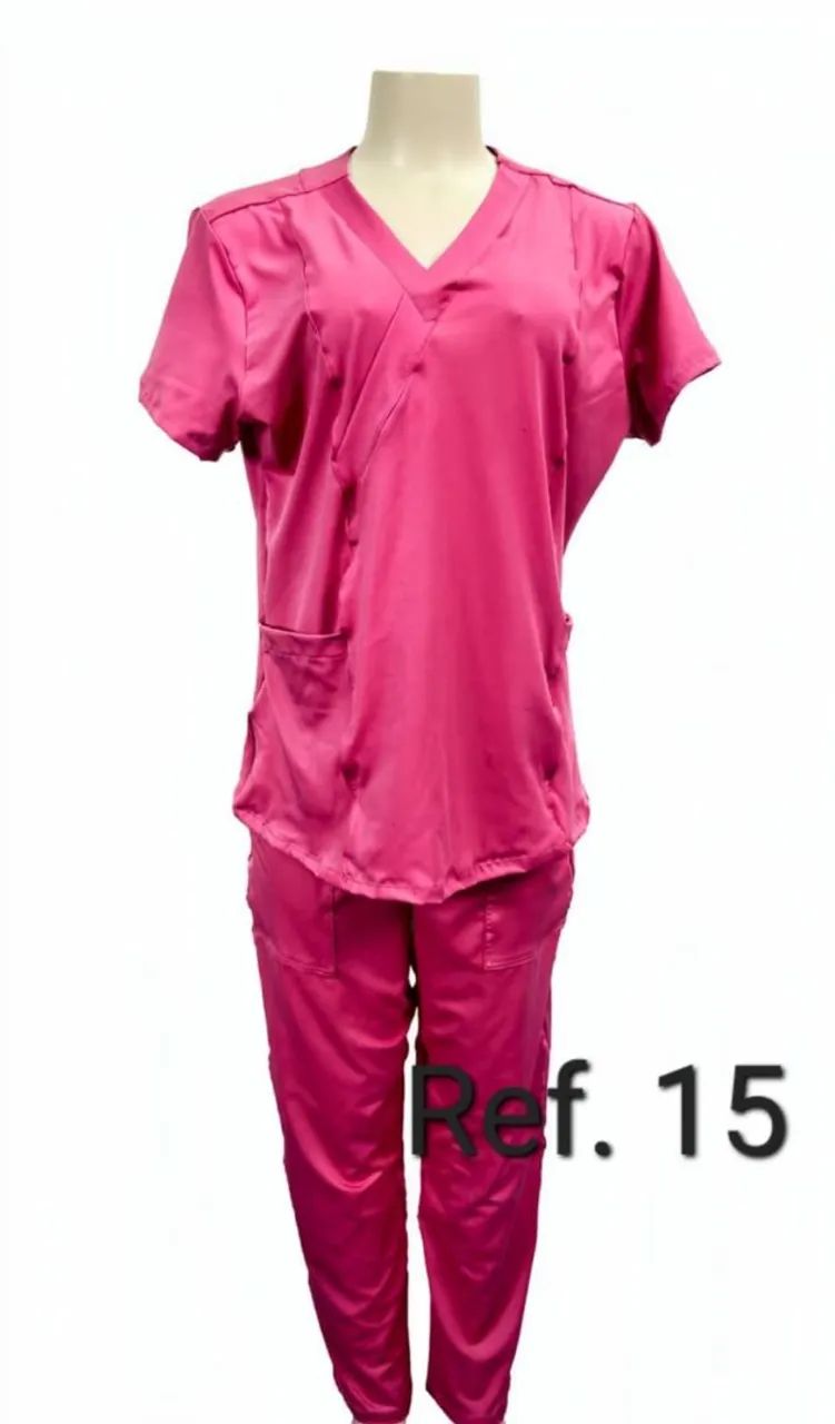 Scrub feminino e masculino malha tecnológica  - Foto 4
