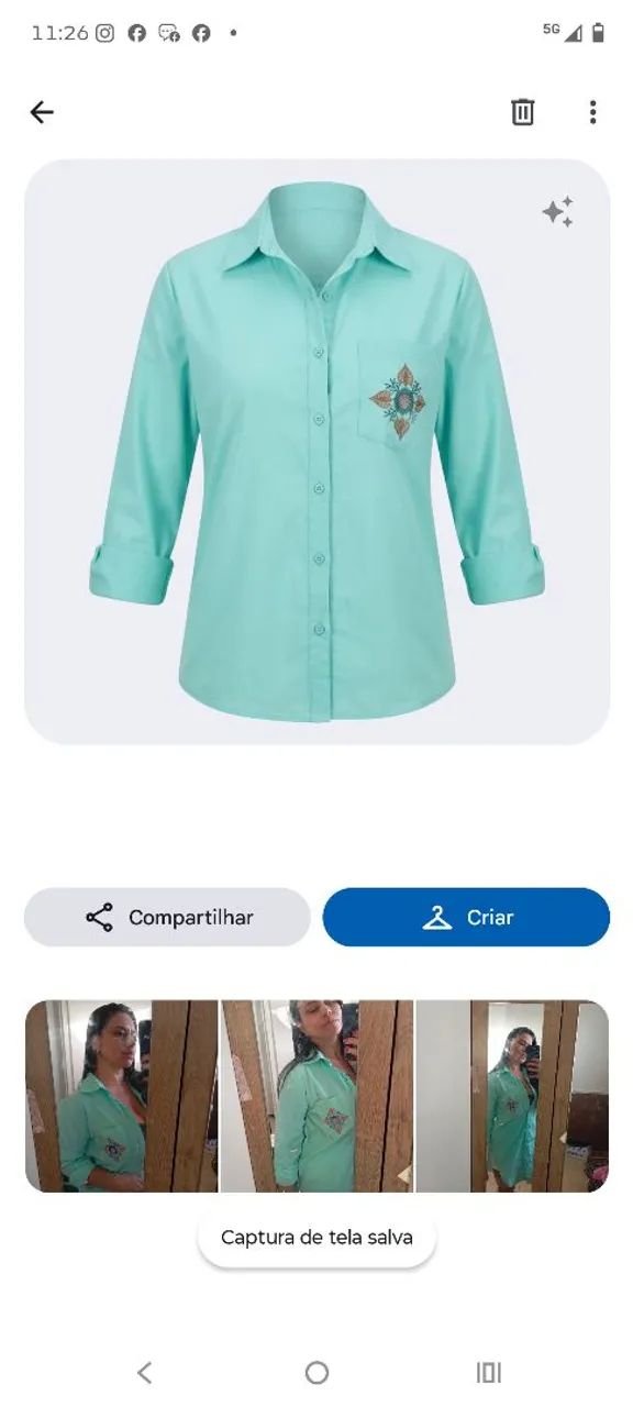 Venda de blusa feminina 