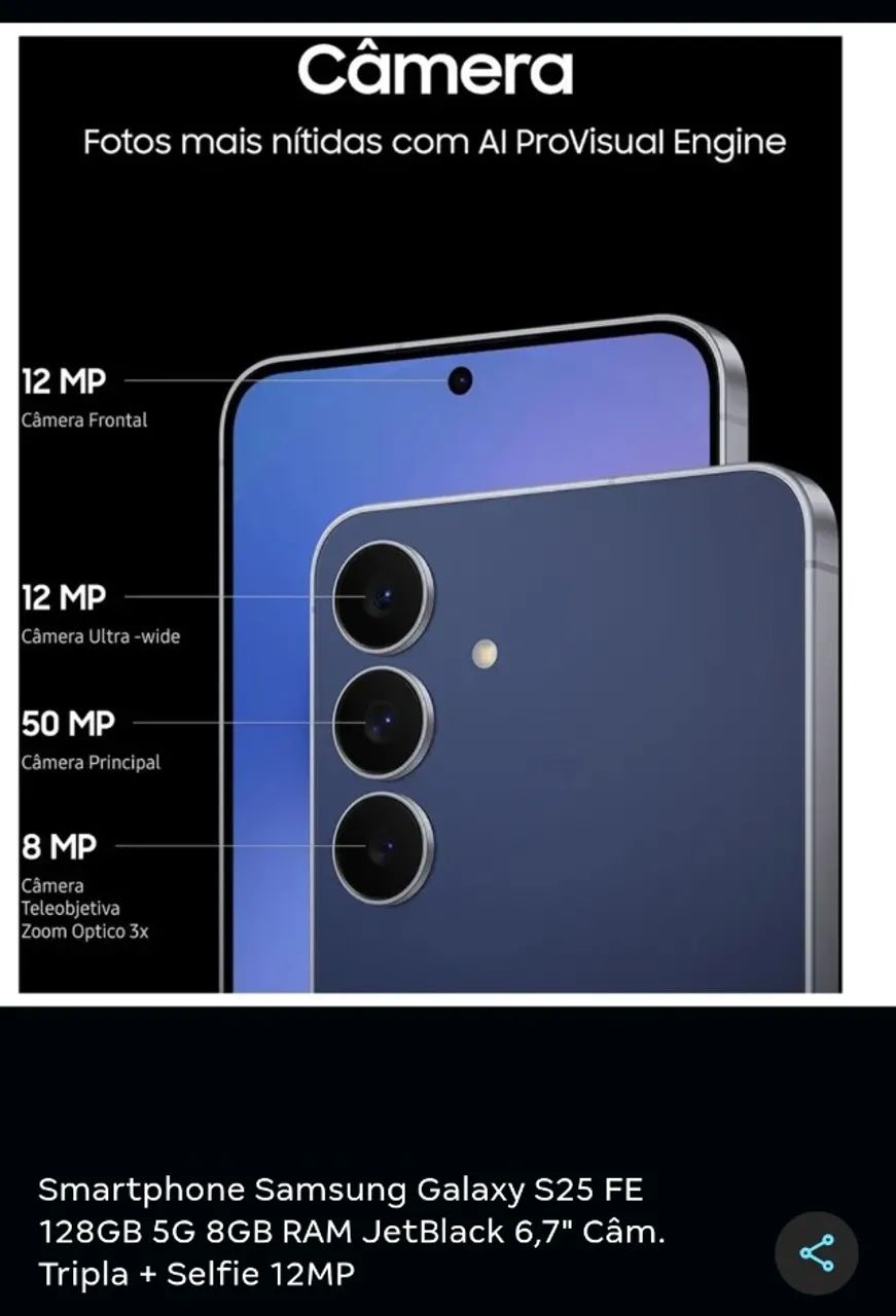 Celular S25Fe - Foto 2