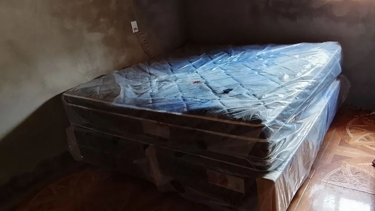Cama king nova, no plástico - Foto 2