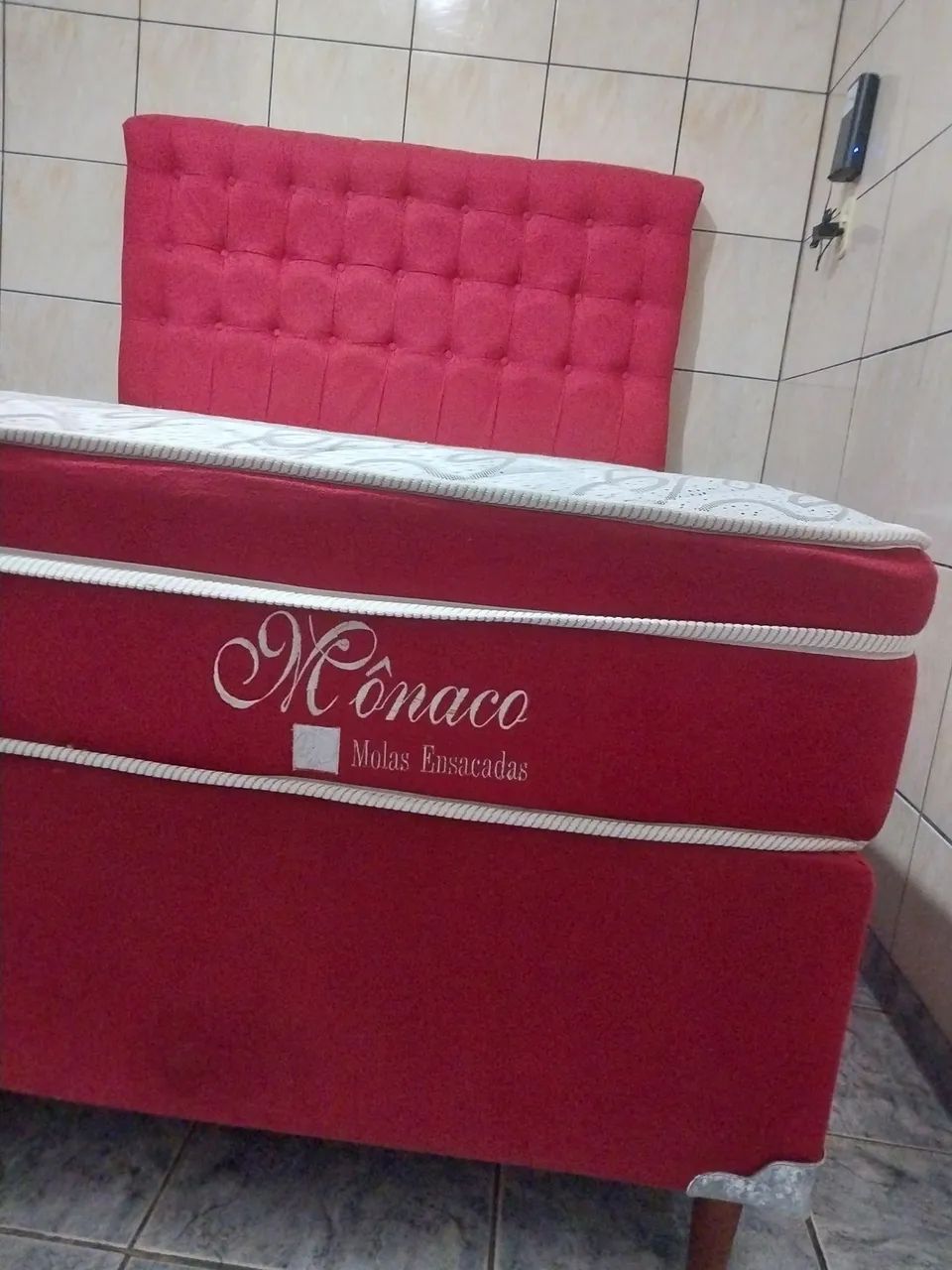 Cama Box Casal com cabeceira.  - Foto 3