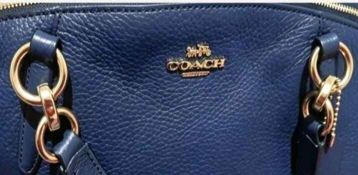 Bolsa coach azul marinho original  - Foto 5